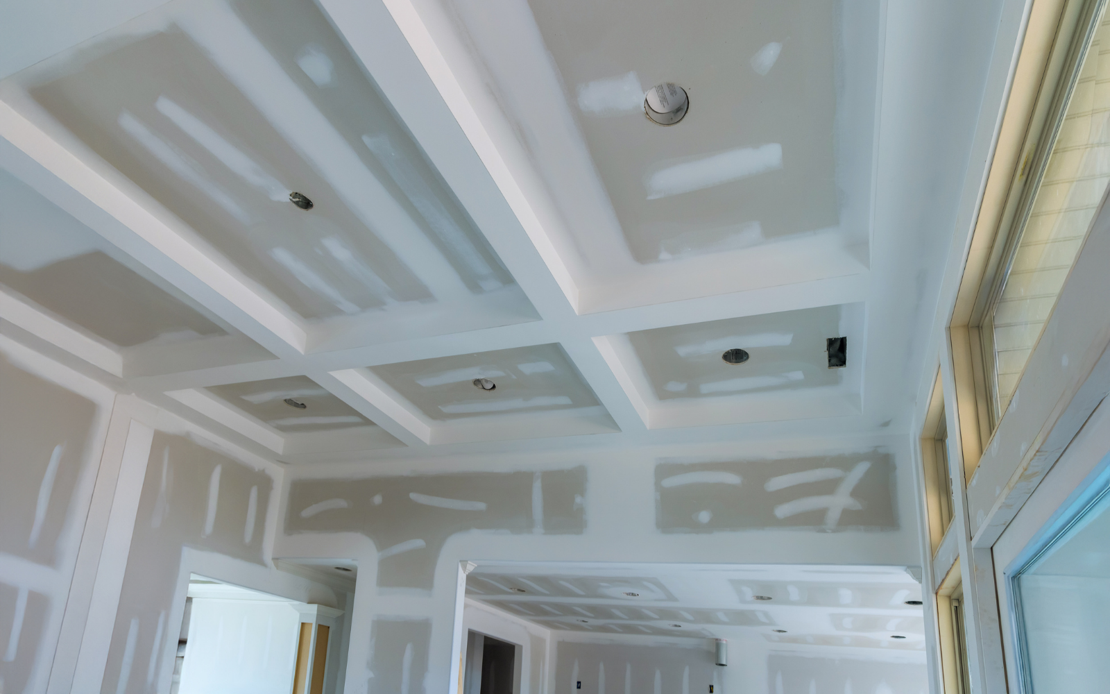 Interior drywall and paint finish