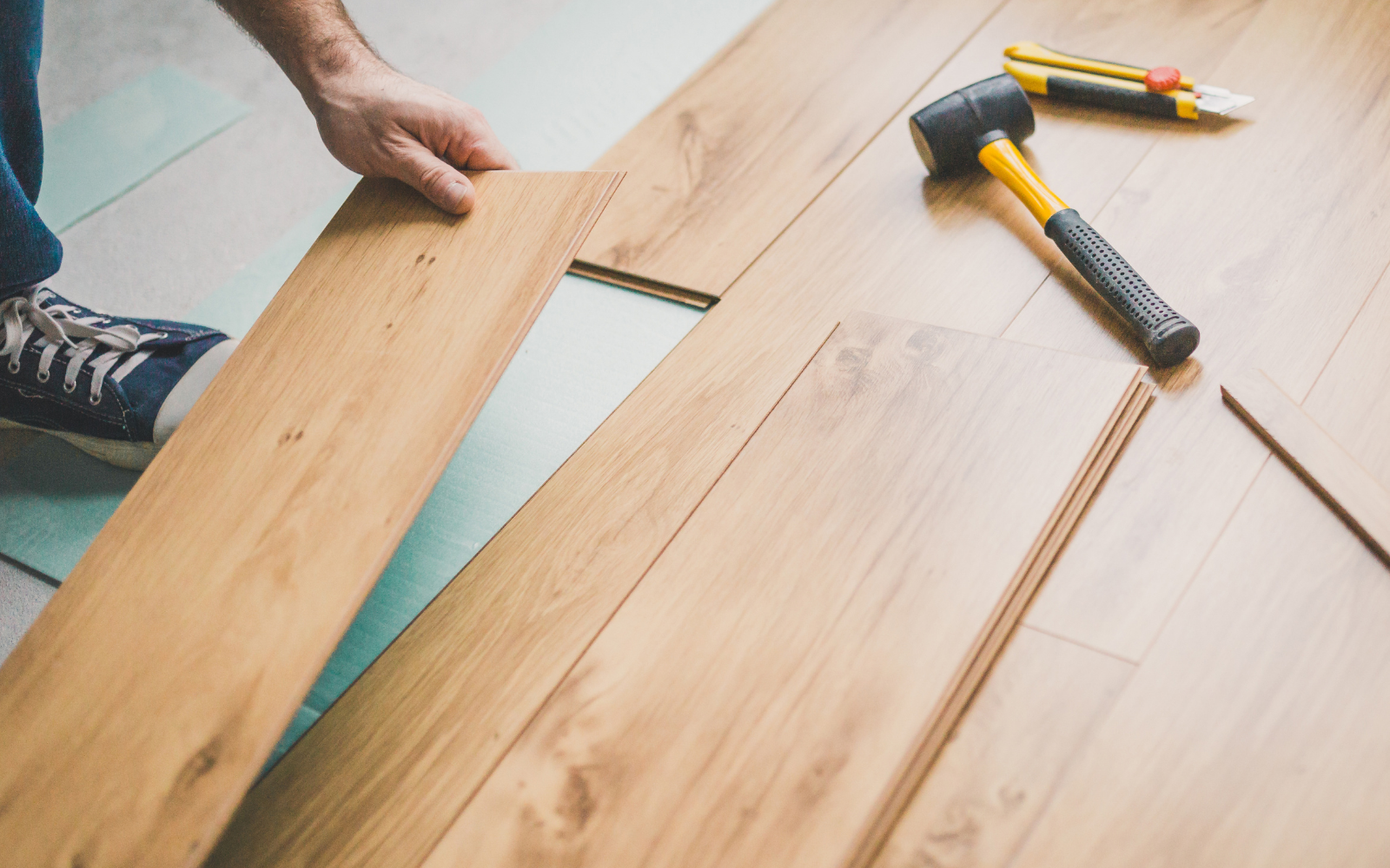 Professional flooring installation