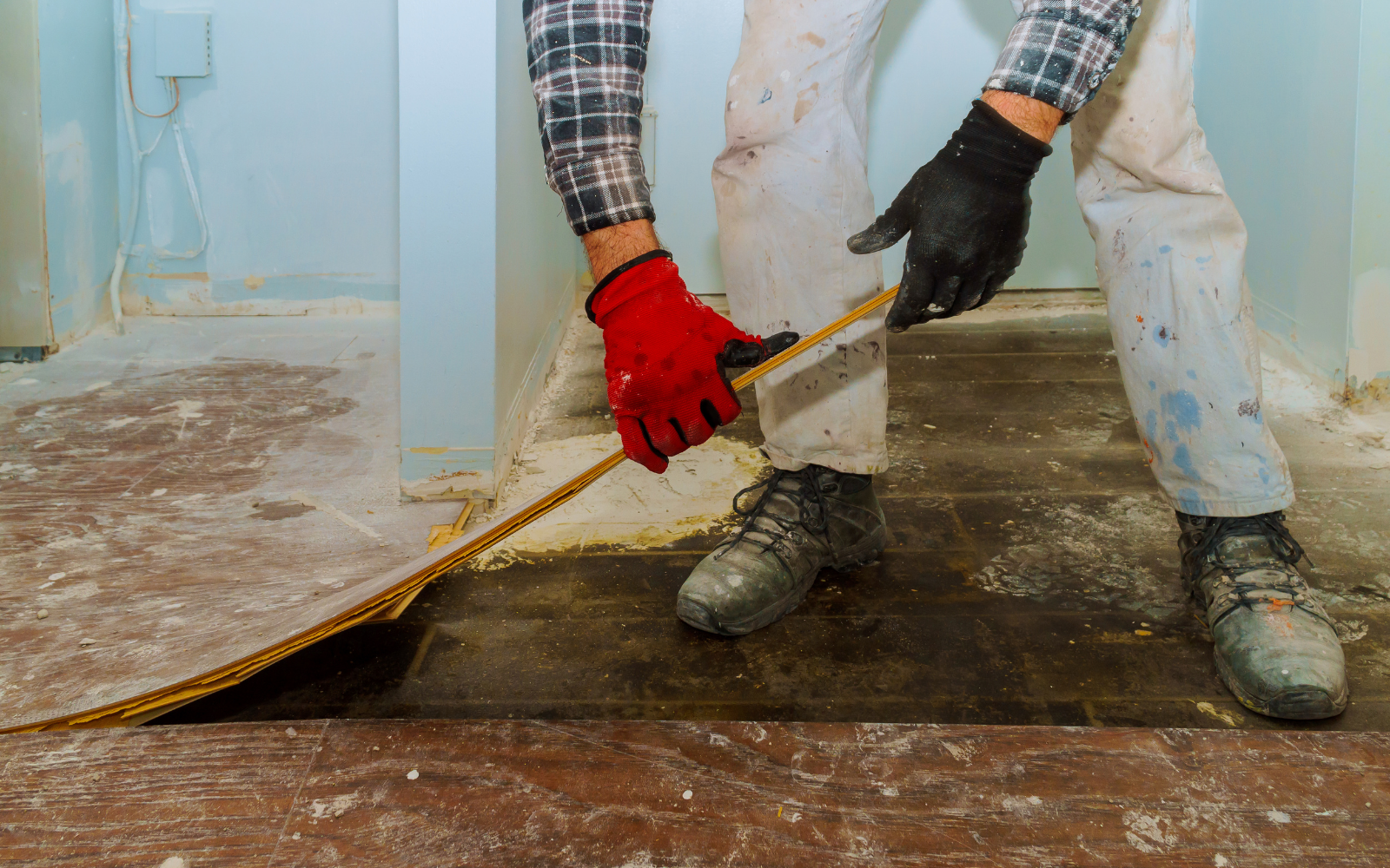 Old flooring removal and replacement