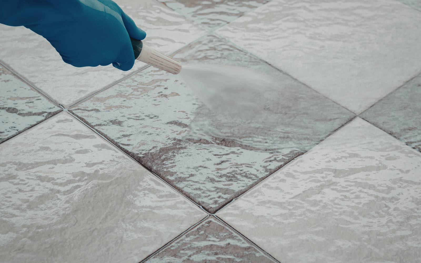 Tile flooring installation